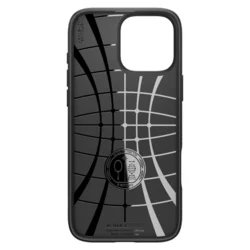 Telefontok iPhone 16 Pro - SPIGEN LIQUID AIR - fekete szilikon tok-5