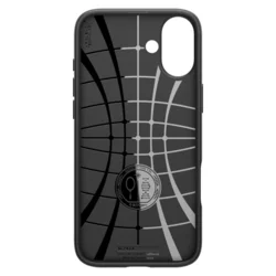 Telefontok iPhone 16 Plus - SPIGEN LIQUID AIR - fekete szilikon tok-5