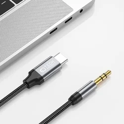 Adapter: TECH-PROTECT ULTRABOOST Type-C (USB-C) - Jack (3,5mm) adapter fekete, 1m-1