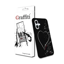 iPhone 16 Plus - Graffiti No.218 mintás szilikon tok-2