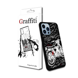iPhone 16 Pro telefontok - Graffiti No.210 mintás szilikon tok-4