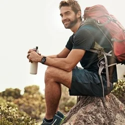 GARMIN FENIX 5X / 5X PLUS / 6X / 6X PRO / 7X / 8 (47 mm) okosóra szilikon szíj - TECH-PROTECT fekete szilikon szíj-2