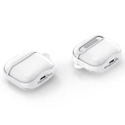 AirPods 4 tartó: AirPods 4 - Spigen Ultra Hybrid JET WHITE tok-6