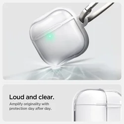AirPods 4 tartó: AirPods 4 - Spigen Ultra Hybrid JET WHITE tok-10