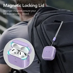 ESR ORBIT HALOLOCK MAGSAFE - AirPods 4 tartó - lila tok-3