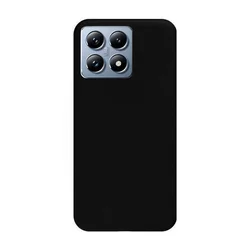 Xiaomi 14T Pro 5G telefontok - fekete szilikon hátlap tok-1