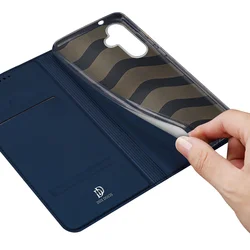 Samsung Galaxy A16 5G telefontok - Dux Ducis kék flipcover tok-3