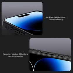 Telefontok iPhone 16 Pro - Nillkin csúsztatható kameravédős fekete hátlap tok-6