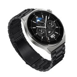 Samsung Galaxy Watch 3 (45 mm) okosóra szíj - F- Design FS06 - fekete fém szíj (szíj szélesség: 22 mm)-1