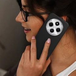 Xiaomi Redmi 14C telefontok - fekete szilikon hátlap tok-2