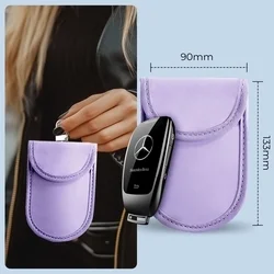 Tech- Protect KLR100 - Univerzális jelblokkoló tok (Rfid), levendula ﻿-5