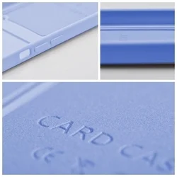 Samsung Galaxy A16 5G telefontok - Forcell Card - lila kártyatartós szilikon hátlap tok ﻿-2