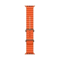 Apple Watch 38 / 40 / 41 mm okosóra szíj - F- Design FA12 - narancssárga szilikon szíj-3