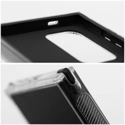 Samsung Galaxy S24 FE - Matrix - átlátszó/fekete műanyag hátlap tok-3