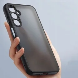Telefontok Xiaomi 14T Pro 5G - Tech-Protect Magmat - matt fekete műanyag hátlap tok, szilikon kerettel-1