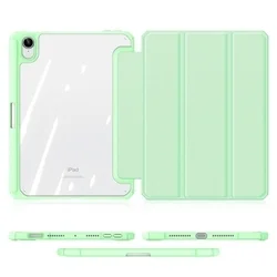 Tablettok iPad Mini 7 2024 - DUX DUCIS TOBY zöld ütésálló tok ceruza tartóval-4