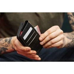 Telefontok Samsung Galaxy A15 4G / 5G - Jelblokkolós (RFID) fekete mágneses könyvtok-8