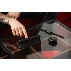 Telefontok Samsung Galaxy A15 4G / 5G - Jelblokkolós (RFID) fekete mágneses könyvtok-9