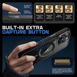 Telefontok iPhone 16 Pro Max - SUPCASE UB MAG MAGSAFE fekete-átlátszó ütésálló tok-2