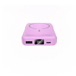 Powerbank: TECH-PROTECT PB31 - MagSafe kompatibilis powerbank 10000mAh, levendula-4