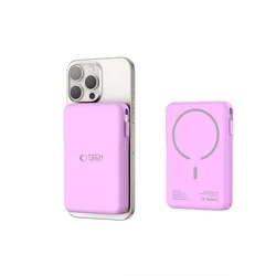 Powerbank: TECH-PROTECT PB31 - MagSafe kompatibilis powerbank 10000mAh, levendula-6
