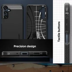 Telefontok Samsung Galaxy A16 4G / 5G - SPIGEN Rugged Armor fekete tok-13
