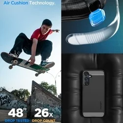 Telefontok Samsung Galaxy A16 4G / 5G - SPIGEN Rugged Armor fekete tok-14