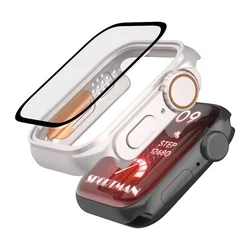 Tech-Protect Defense360 - fekete/narancs műanyag/üveg védő tok Apple Watch 10 (46mm) okosórához-2