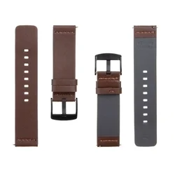 Huawei Watch GT 4 (46 mm) okosóra szíj - Tactical 308 - barna bőr szíj (22 mm szíj szélesség) ﻿-3