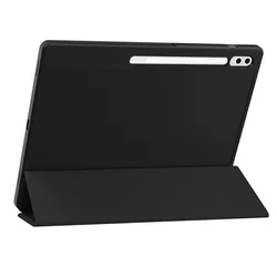 Samsung Galaxy Tab S8 Ultra 14,6 Tablettok (X900, X906) - fekete smart case tablet tok, ceruza tartóval-3