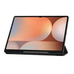 Samsung Galaxy Tab S8 Ultra 14,6 Tablettok (X900, X906) - fekete smart case tablet tok, ceruza tartóval-4