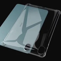 Honor Pad 8 tablettok - ütésálló átlátszó szilikon hátlapi tablet tok-3
