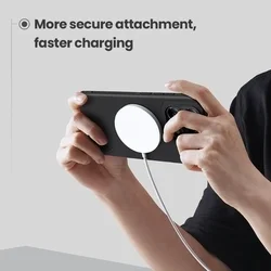 Xiaomi 14T Pro 5G telefontok - Nillkin Super Frosted - fekete hátlap tok beépített mágnessel (MagSafe tartóval kompatibilis)-2