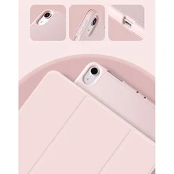 Tablettok iPad 2021 10.2 (iPad 9) - pink smart case, ceruza tartóval-2