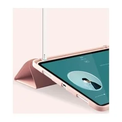 Tablettok iPad 2021 10.2 (iPad 9) - pink smart case, ceruza tartóval-5