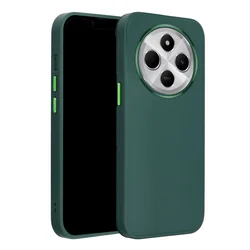 Xiaomi Redmi 14C telefontok - Frame - zöld műanyag hátlap tok, szilikon kerettel-1