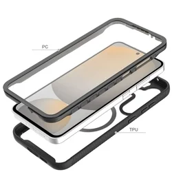 Telefontok Samsung Galaxy S24 FE - TECH-PROTECT DEFENSE360 MAGSAFE 360 fokos tok-3