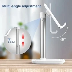 Choetech H035 - univerzális asztali telefon- és tablettartó állvány, fehér-3