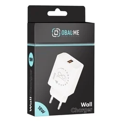 OBAL:ME töltő - USB-s, fehér hálózati töltő fej, 18W-2