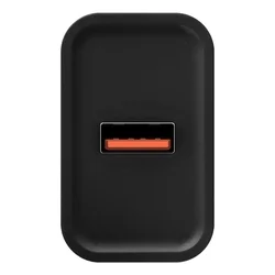 OBAL:ME - USB-s, fekete hálózati töltő fej, 18W-2