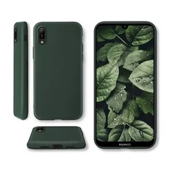Telefontok Huawei Y6 2019- zöld szilikon hátlap tok-3