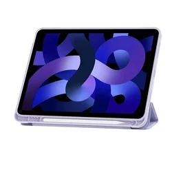 iPad Air 5 (2022, 10,9 coll) telefontok - lila smart case-1