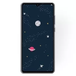 Huawei P30 Lite Telefontok - Ezüst Shiny tok-1