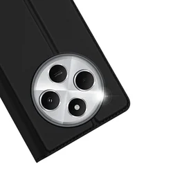 Xiaomi Redmi 14C telefontok - Dux Ducis fekete flipcover tok-1