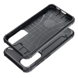 Samsung Galaxy S25+ (S25 Plus) telefontok - Forcell Defender II - fekete ütésálló hátlap tok-1