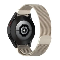 Samsung Galaxy Watch FE - TECH-PROTECT Milaneseband ”2” - mágneses matte gold fémszíj (20 mm szíj szélesség)-1