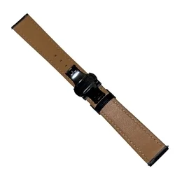 Xiaomi Watch S1 / Watch S1 Active okosóra szíj - Xpro - fekete bőr szíj (22 mm)-2