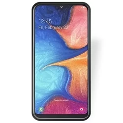 Samsung Galaxy A20e Telefontok - Fekete matt szilikon tok-1