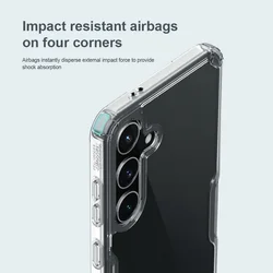 Samsung Galaxy S25 telefontok - Nillkin Nature TPU PRO - átlátszó ütésálló hátlap tok ﻿-5