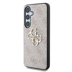 Samsung Galaxy S25+ (S25 Plus) telefontok - Guess Guess Metal Logo - pink, hátlap tok-3